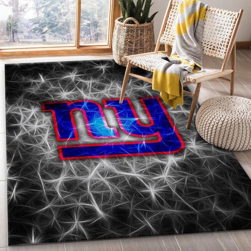 New York Giants Rug NFL Area Rug Living Room Rug Indoor Rugs Rectangle Carpet