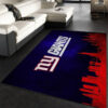 new york giants rug bathroom rug floor rug regtangle carpet home decor ver 1565