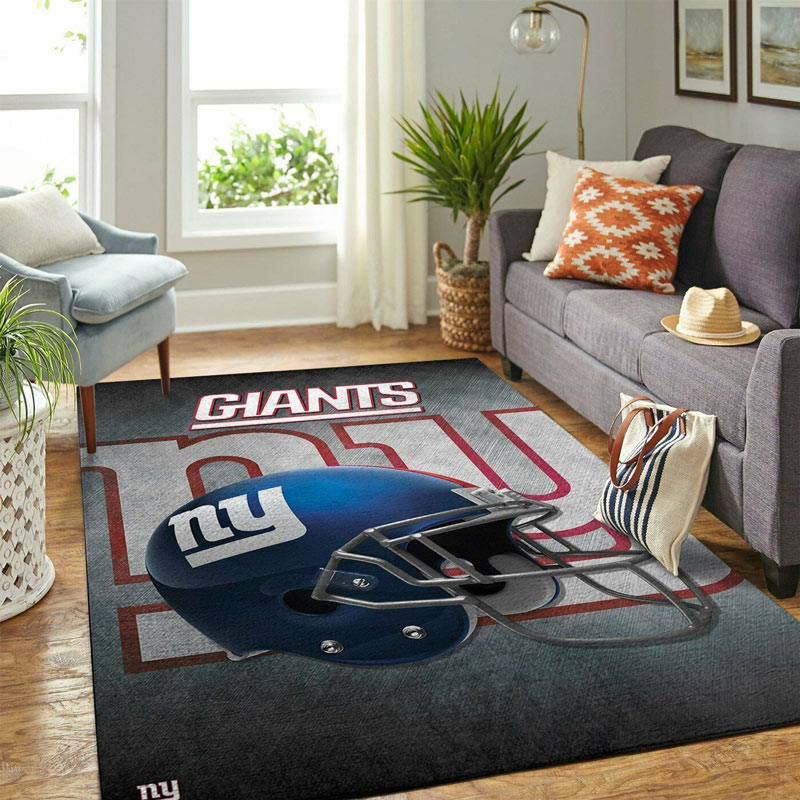 New York Giants Rug NFL Area Rug Bedroom Rug Indoor Indoor Rug Rectangle Carpet