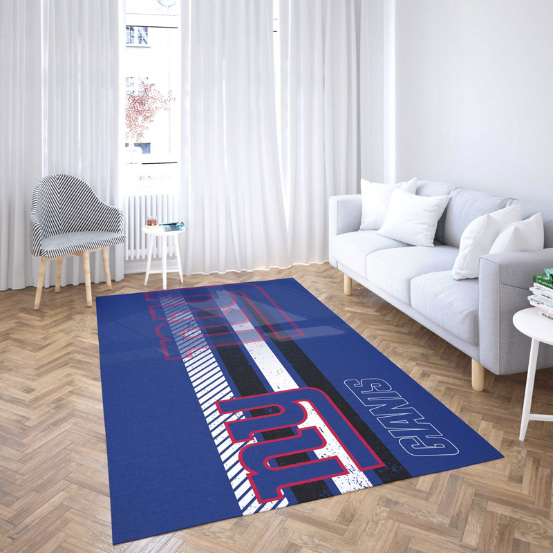 New York Giants Rug NFL Area Rug Living Room Rug Indoor Rug Rectangle Carpet