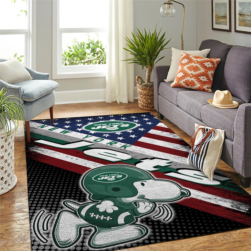 New York Jets Rug NFL Area Rug Bedroom Area Rug Indoor Rugs Rectangle Carpet