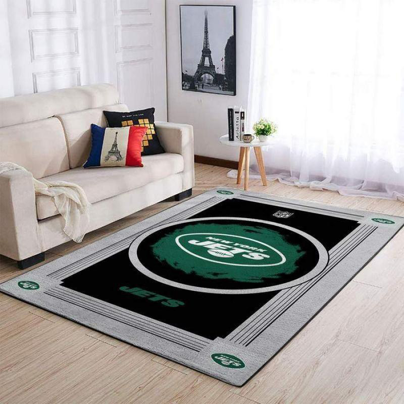 New York Jets Rug NFL Area Rug Bathroom Rug Indoor Indoor Rugs Rectangle Carpet