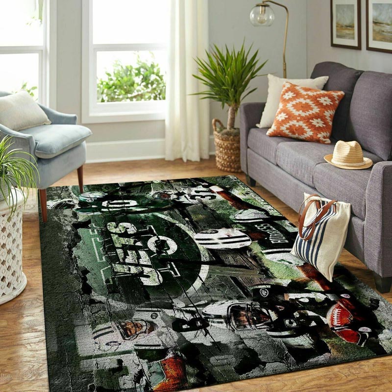 New York Jets Rug NFL Area Rug Kitchen Rug Indoor Rugs Rectangle Carpet