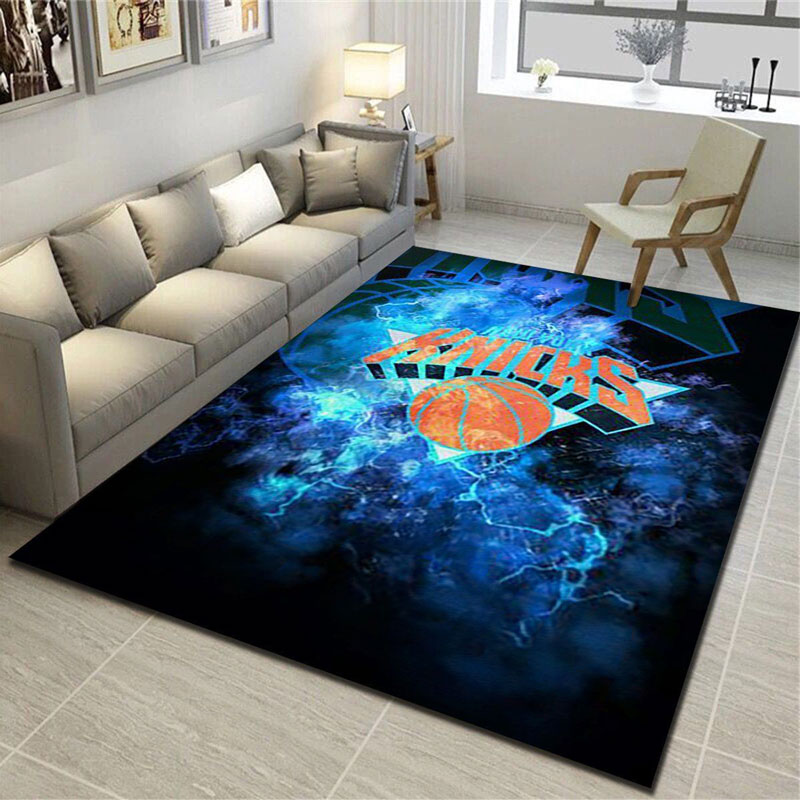 New York Knicks Rug NBA Area Rug Living Room Area Rug Indoor Rug Rectangle Carpet