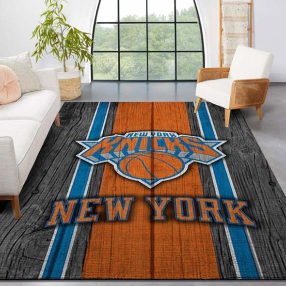 New York Knicks Area Rug NBA Area Rug Living Room Rug Indoor Rug Rectangle Carpet