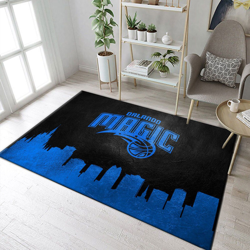 Orlando Magic Area Rug NBA Area Rug Kitchen Rug Indoor Indoor Rugs Rectangle Carpet