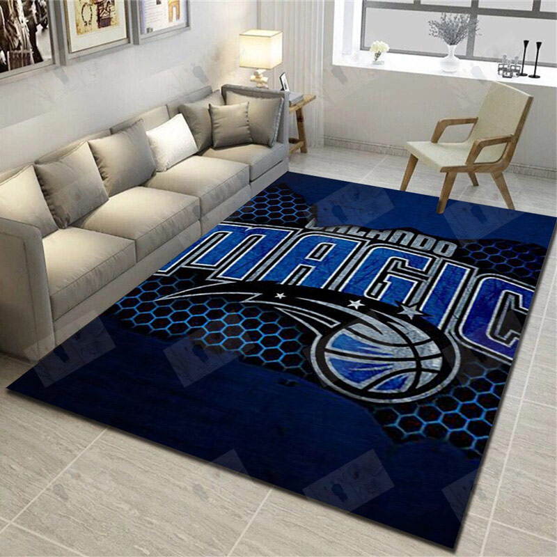 Orlando Magic Rug NBA Area Rug Bedroom Rug Indoor Indoor Rugs Rectangle Carpet