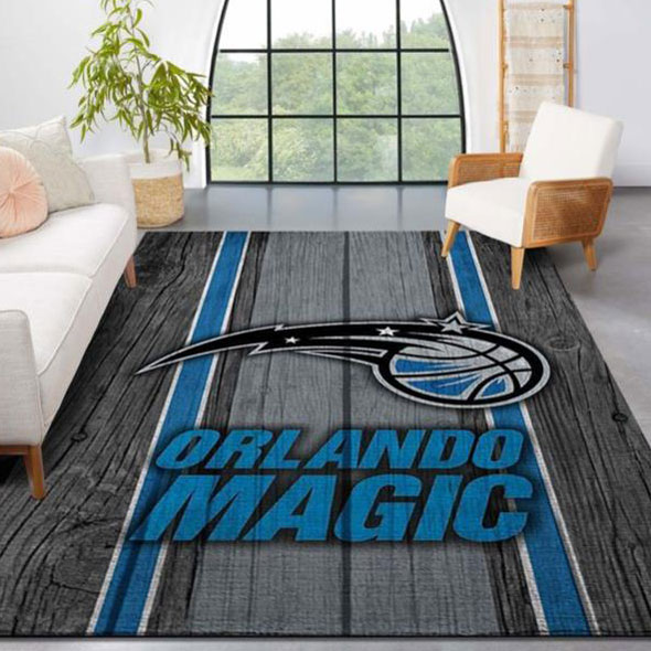 Orlando Magic Area Rug NBA Area Rug Living Room Area Rug Indoor Indoor Rug Rectangle Carpet