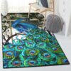 peafowl large living room rugs peacock rug