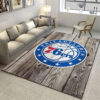 Philadelphia 76ers Area Rug NBA Area Rug Bathroom Rug Indoor Indoor Rugs Rectangle Carpet 3 philadelphia 76ers rug living room carpet regtangle carpet floor decor home decor ver 649