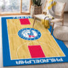 Philadelphia 76ers Rug NBA Area Rug Bathroom Rugs Indoor Rug Rectangle Carpet 4 philadelphia 76ers rug living room carpet regtangle carpet floor decor home decor ver 658