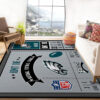 philadelphia eagles area rug bathroom rug floor rug regtangle carpet home decor ver 1630