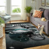 philadelphia eagles area rug bathroom rug floor rug regtangle carpet home decor ver 1634