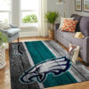 philadelphia eagles area rug bathroom rug floor rug regtangle carpet home decor ver 1636