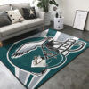 philadelphia eagles area rug bathroom rug floor rug regtangle carpet home decor ver 1637