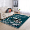 philadelphia eagles area rug living room rug floor rug regtangle carpet home decor ver 1642