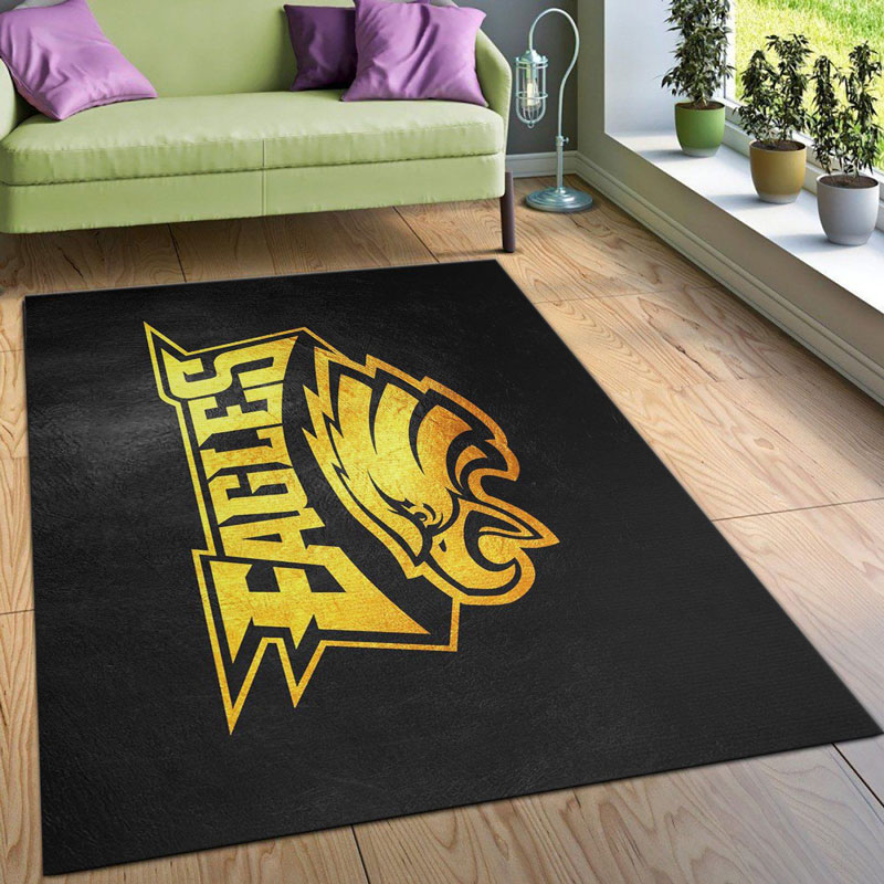 Philadelphia Eagles Area Rug NFL Area Rug Bathroom Rugs Indoor Rug Rectangle Carpet