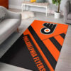 philadelphia flyers rug living room carpet regtangle carpet floor decor home decor ver 230