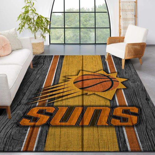 Phoenix Suns Area Rug NBA Area Rug Bathroom Rug Indoor Indoor Rugs Rectangle Carpet