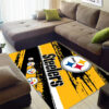 Pittsburgh Steelers Area Rug NFL Area Rug Bedroom Area Rug Indoor Rug Rectangle Carpet 4 pittsburgh steelers area rug bathroom rug floor rug regtangle carpet home decor ver 1696