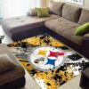 Pittsburgh Steelers Rug NFL Area Rug Living Room Rug Indoor Rugs Rectangle Carpet 4 pittsburgh steelers area rug bathroom rug floor rug regtangle carpet home decor ver 1699