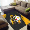 pittsburgh steelers area rug bathroom rug floor rug regtangle carpet home decor ver 1700