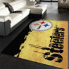 pittsburgh steelers rug living room rug floor rug regtangle carpet home decor ver 1739