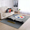 pittsburgh steelers rug living room rug floor rug regtangle carpet home decor ver 1745