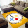 pittsburgh steelers rug living room rug floor rug regtangle carpet home decor ver 1757