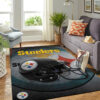 pittsburgh steelers rugs bathroom rug floor rug regtangle carpet home decor ver 1765