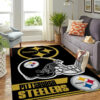 pittsburgh steelers rugs living room rug floor rug regtangle carpet home decor ver 1770