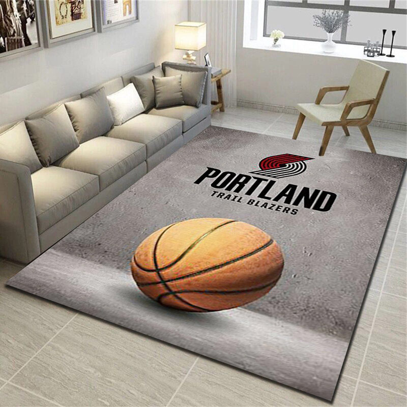 Portland Trail Blazers Rug NBA Area Rug Bedroom Area Rug Indoor Rugs Rectangle Carpet