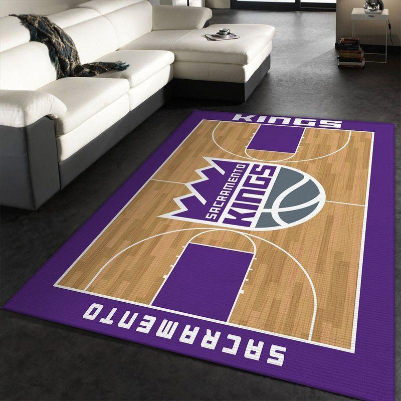 Sacramento Kings Area Rug NBA Area Rug Bathroom Rug Indoor Indoor Rugs Rectangle Carpet