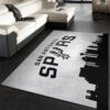 San Antonio Spurs Rug NBA Area Rug Living Room Rug Indoor Rug Rectangle Carpet 4 san antonio spurs rug living room carpet regtangle carpet floor decor home decor ver 772