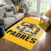 san diego padres rug living room carpet regtangle carpet floor decor home decor ver 309