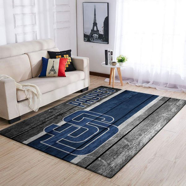 San Diego Padres Rug MLB Area Rug Bathroom Rugs Indoor Rugs Rectangle Carpet