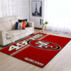 san francisco 49ers area rugs living room rug floor rug regtangle carpet home decor ver 1800