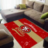 San Francisco 49ers Rug NFL Area Rug Bedroom Rug Indoor Rug Rectangle Carpet 3 san francisco 49ers rug bathroom rug floor rug regtangle carpet home decor ver 1808