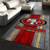 san francisco 49ers rug bathroom rug floor rug regtangle carpet home decor ver 1833