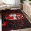 san francisco 49ers rug bathroom rug floor rug regtangle carpet home decor ver 1843