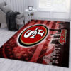 San Francisco 49ers Area Rug NFL Area Rug Bathroom Rugs Indoor Rug Rectangle Carpet 4 san francisco 49ers rug bathroom rug floor rug regtangle carpet home decor ver 1861