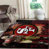 san francisco 49ers rug bathroom rug floor rug regtangle carpet home decor ver 1870