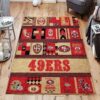 san francisco 49ers rugs living room rug floor rug regtangle carpet home decor ver 1887