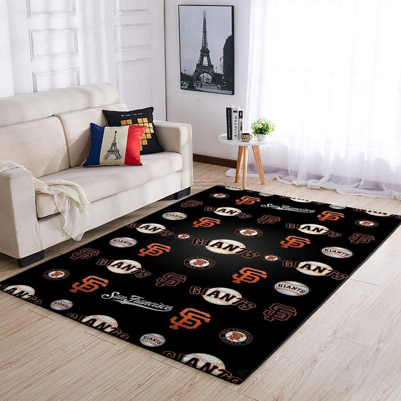 San Francisco Giants Rug MLB Area Rug Living Room Area Rug Indoor Rug Rectangle Carpet
