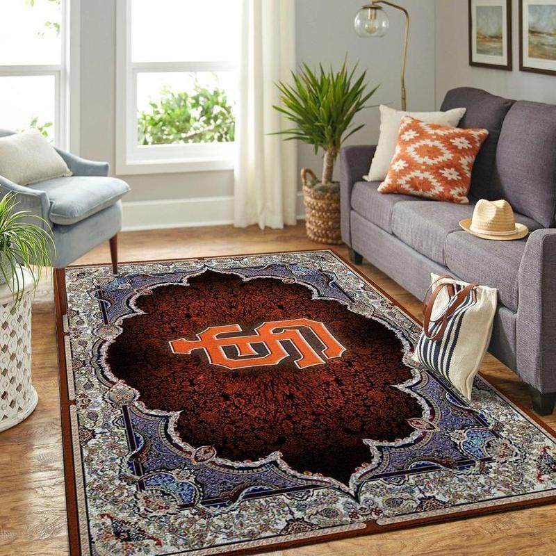 San Francisco Giants Area Rug MLB Area Rug Bedroom Area Rug Indoor Rugs Rectangle Carpet