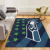 seattle seahawks area rug bathroom rug floor rug regtangle carpet home decor ver 1903