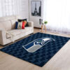 seattle seahawks rug bathroom rug floor rug regtangle carpet home decor ver 1950