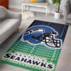 seattle seahawks rug living room rug floor rug regtangle carpet home decor ver 1972