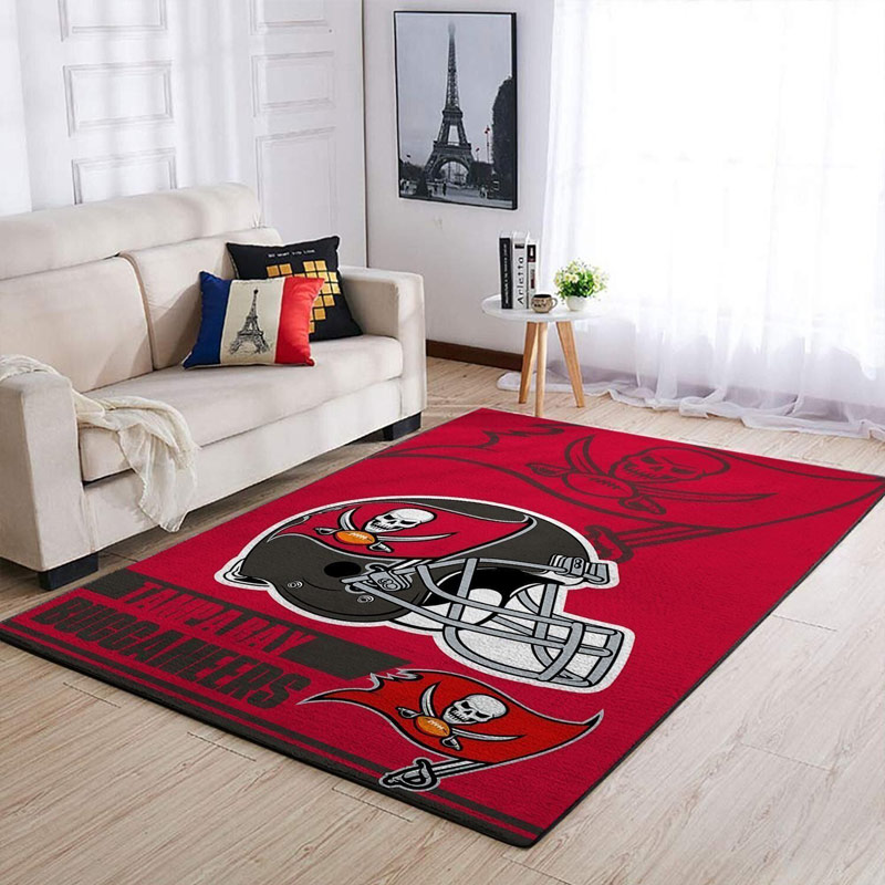 Tampa Bay Buccaneers Area Rug NFL Area Rug Bedroom Rug Indoor Indoor Rugs Rectangle Carpet
