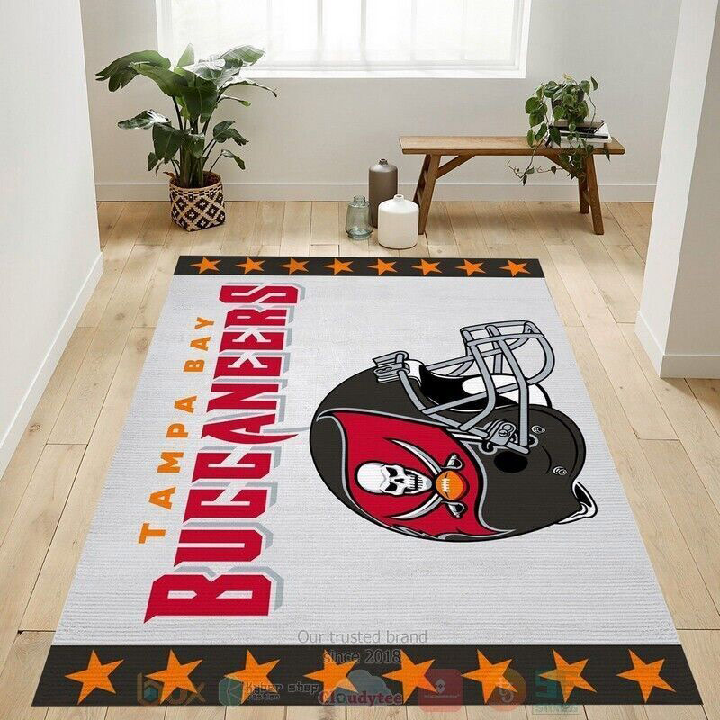 Tampa Bay Buccaneers Area Rug NFL Area Rug Kitchen Rug Indoor Rugs Rectangle Carpet